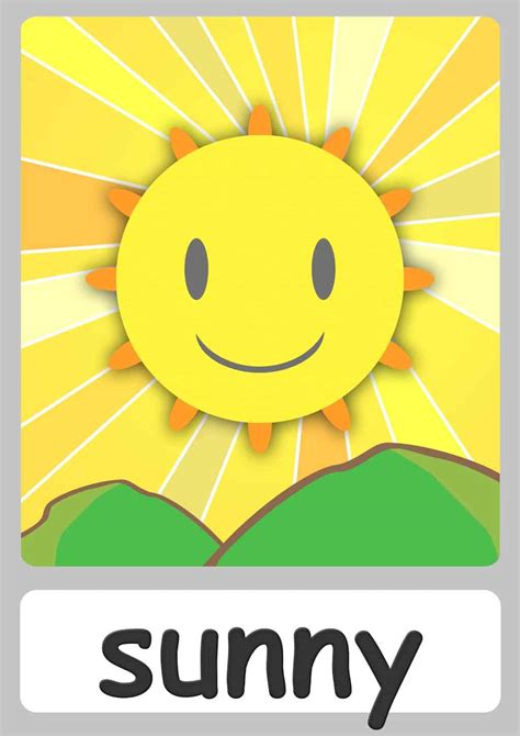 Free Printable Weather Flash Cards Bc8