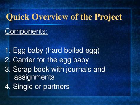 Ppt The Egg Baby Project Powerpoint Presentation Id982417