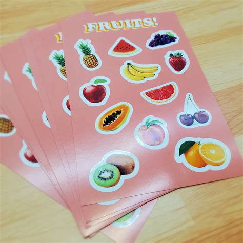 Oc Snacks Sticker Sheet Kawaii Stickers Sticker Art Cute Stickers Set