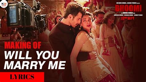 Marry me marry me stay with me live. Will You Marry Me Lyrics - Bhoomi | Divya Kumar & Jonita ...