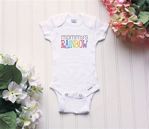 Daddys Rainbow Baby Onesie Miracle Baby Onesie After Etsy