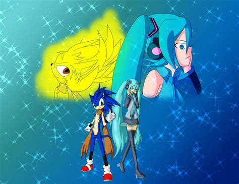 Sonic And Miku By Skye Izumi On Deviantart