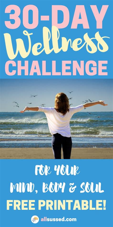 The 30 Day Wellness Challenge All Sussed Wellness Challenge
