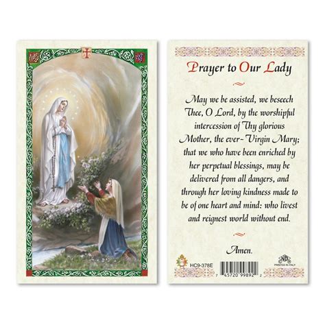 We did not find results for: OUR LADY OF LOURDES - PRAYER TO OUR LADY 25/PKG - San Francis