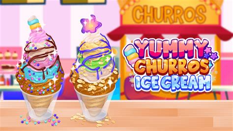 Publish Yummy Churros Ice Cream On Your Website Gamedistribution