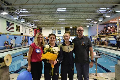 Nfa Varsity Girls Swimming And Diving Team Honors Seniors News Necsd