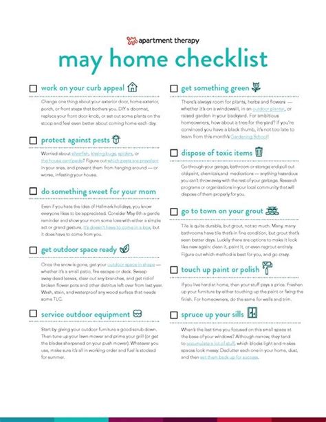 Download Your May Checklist Now Simple Tasks To Keep Your Home On