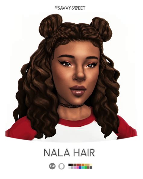 Savvysweet Nala Hair This Hair Is A Revamp Of Emily Cc Finds