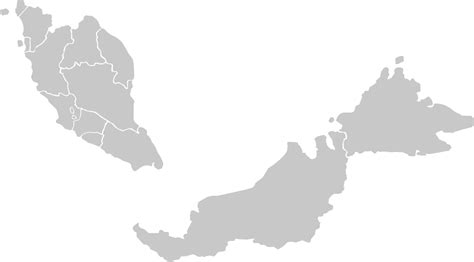 Malaysia Map Vector Free Png