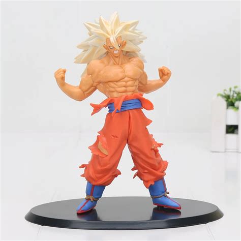 Buy 15cm Dragon Ball Z Super Saiyan 3 Son Goku Pvc Action Figure Model Toys
