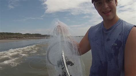 Fishing At Hunting Island In August Youtube