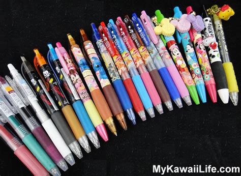 This emphasis on artistic writing leads to a culture of prizing fine the ink also flows without any trouble and its dark shade makes the writing lines look clear. Kawaii Pens