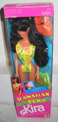 NRFB Mattel Japan Hawaiian Fun Kira Barbie Foreign Box EBay