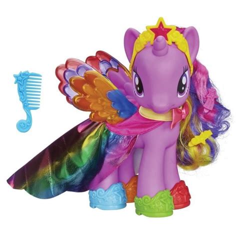 My Little Pony Poney 20cm Twilight Sparkle Arc En Ciel Accessoires