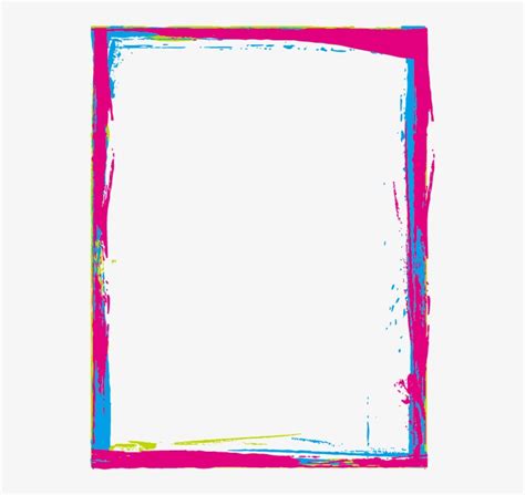 Colorful Borders Frames Paint Colorful Borders And Frames Free
