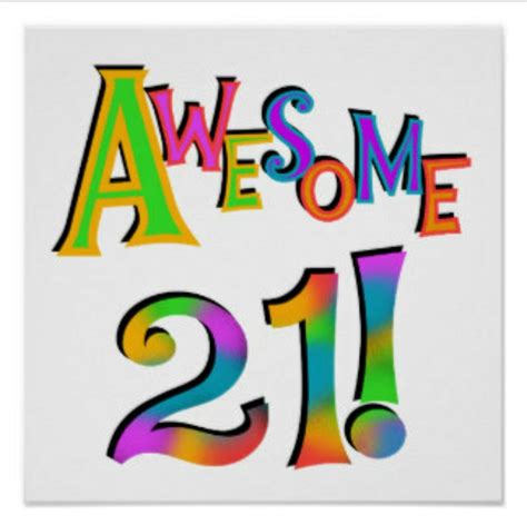 24 Funny 21st Birthday Clipart Collection