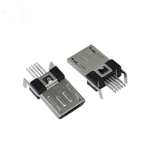 Micro Usb Connector Type B 5p Male Smt Digiware Store