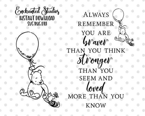 Winnie The Pooh Quote Clipart Svg Png Clip Art Files Old Winnie The