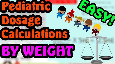 Pediatric Medication Calculations 4 Step Method Made Easy Youtube