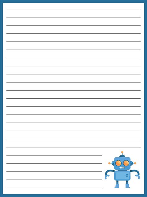 Printable Writing Paper With Lines Primary Writing Paper Lined Writing