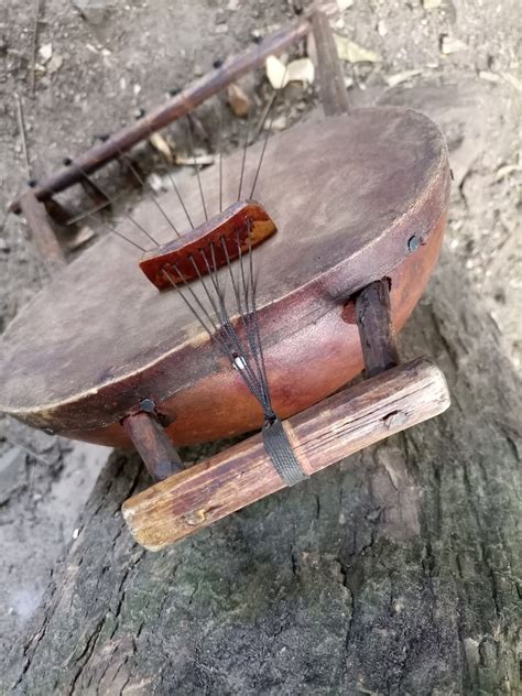 handmade stringed original nyatiti plucked bowl yoke lute etsy