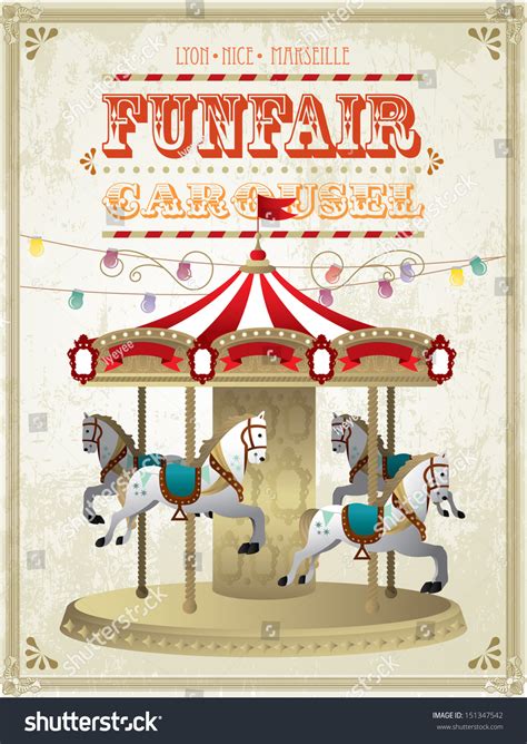 1816 Vintage Carousel Poster Images Stock Photos And Vectors Shutterstock