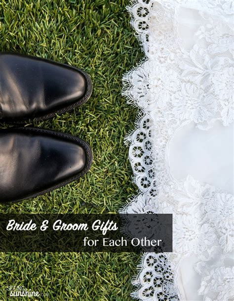 Engrave a bottle of scotch or champagne for a gift that is truly memorable and will be remembered. Bride & Groom Gifts (For Each Other) - Seeing Sunshine