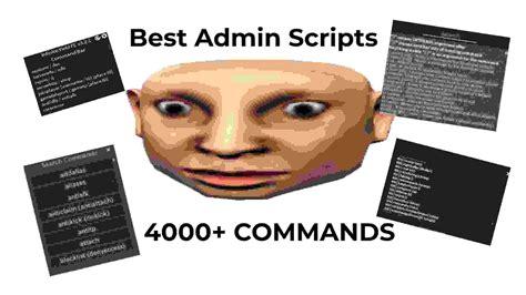 Обзор и Скачать BEST Admin Scripts for ROBLOX 4000 COMMANDS