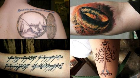 Tatuagens Para Fãs De O Senhor Dos Anéis Meu Mundo Em Letras