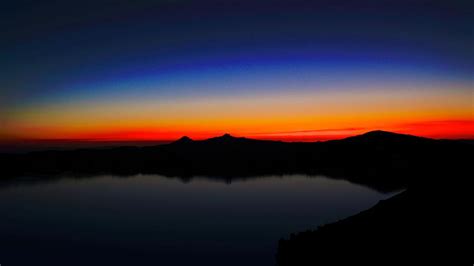 Sunset At Crater Lake National Park Photograph By Brent Bunch Pixels