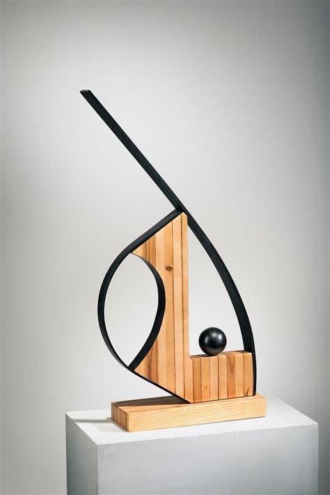 Betty Mcgeehan Minimal Abstract Wood Sculpture The Academic For