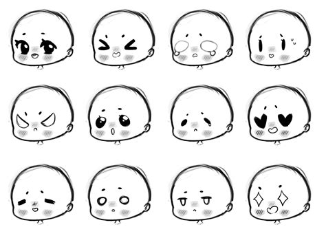 Chibi Face Expressions