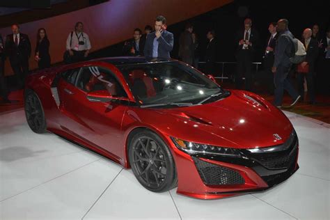 Acura Unveils The New Nsx Hybrid Sports Car At The 2015 Detroit Auto Show