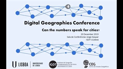 Digital Geographies Conference Youtube