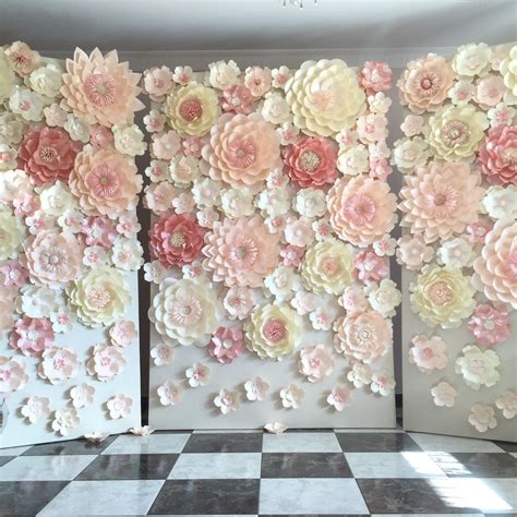 Planning A Wedding Or Any Other Special Event Paper Flower Backdrop Is