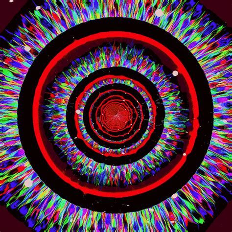 An Image Of A Circular Object With Many Colors