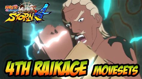 Naruto Ultimate Ninja Storm 1 4 4th Raikage Ay Movesets Youtube