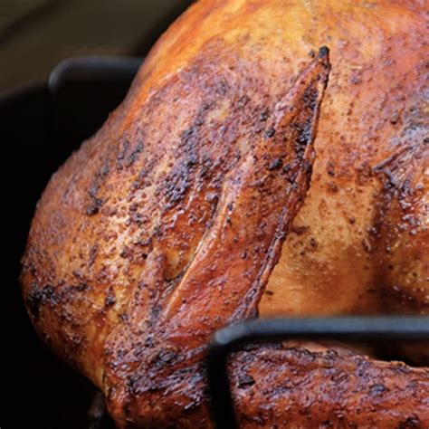 Barbecue Sauced Oven Roasted Thanksgiving Turkey Summer Dinner