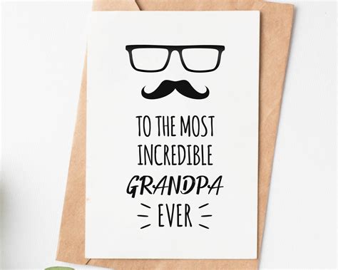 Grandpa Father S Day Card Printable Cards