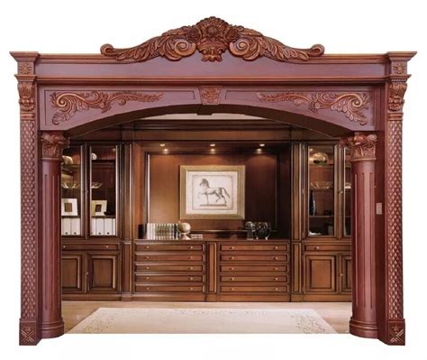 Is there a good way to combine the painted baseboard and natural window trim and doors? China Interior Crown Architrave Molding Door Wood Trim ...