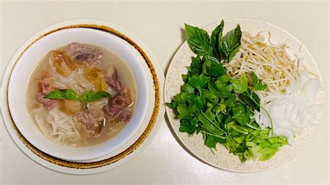 Vietnamese Pho With Soft Tendon Pho Recipe Kain Tayo Youtube
