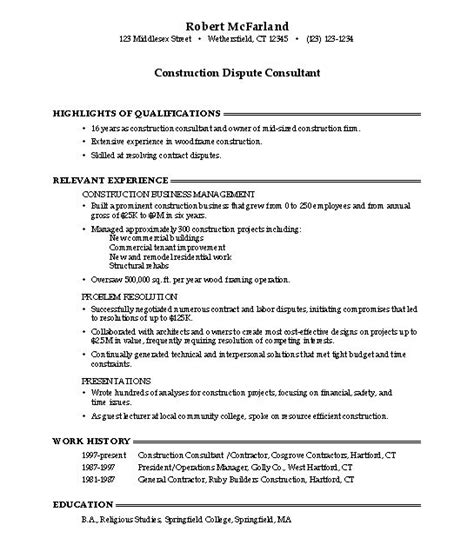 Companies prefer an organized resume that best presents your qualifications. Construction company profile templates | Company Profile ...