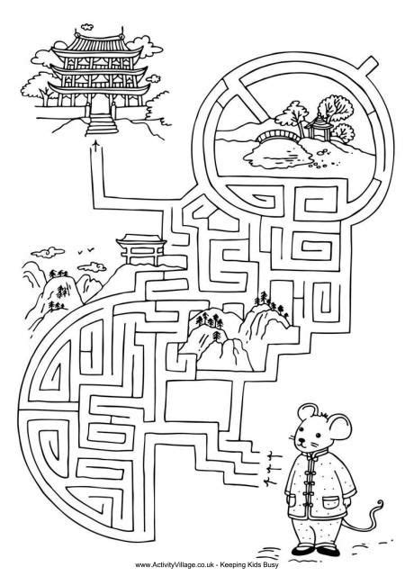Chinese New Year maze | Ancient China | Pinterest | Maze, Summer school