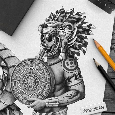 Credit Tips Tatuajes Tribales Aztecas Guerreros Jaguar Diseños De