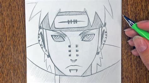 How To Draw Pain Akatsuki From Naruto Easy Step By Step Anime