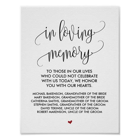 The Poem In Loving Memory Poster