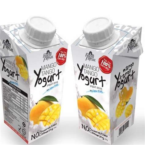 1 Carton Farm Fresh Uht Fresh Milk Yogurt Drink 200ml X 24 Mango