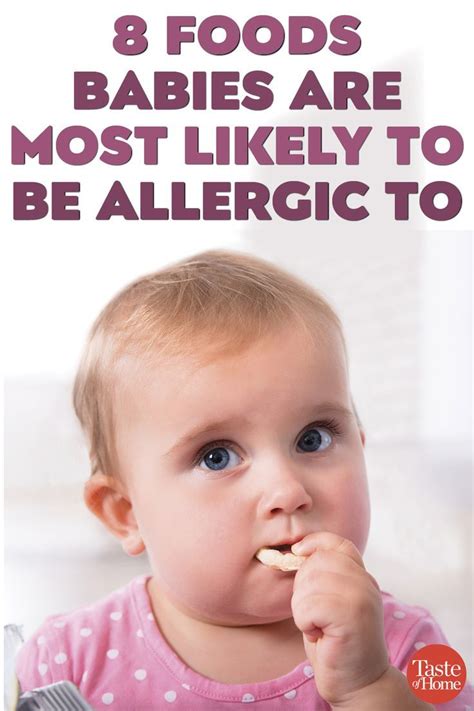 8 Foods Babies Are Most Likely To Be Allergic To Baby Food Allergies