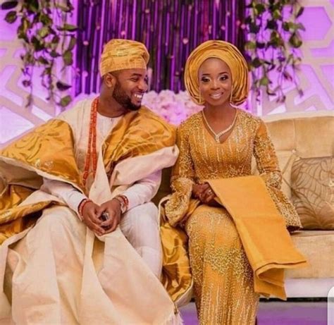 Yoruba Traditional Wedding Attire For Bride And Groom Culture Nigeria