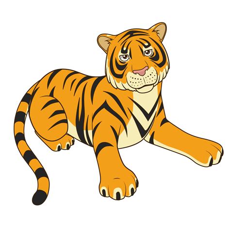Download Tiger Black Cartoon Illustration Panther Free
